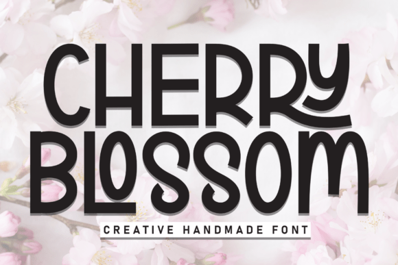 Cherry Blossom Font - Featured Image