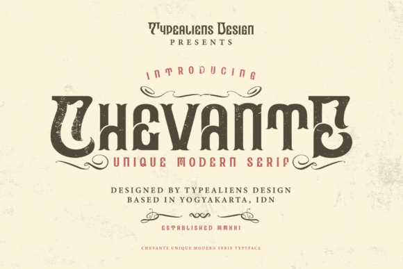 Chevante Font - Featured Image