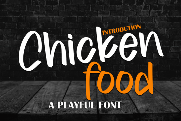 Chicken Food Font - Featured Image
