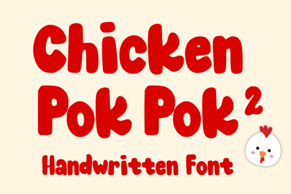 Chicken Pok Pok 2 Font - Featured Image