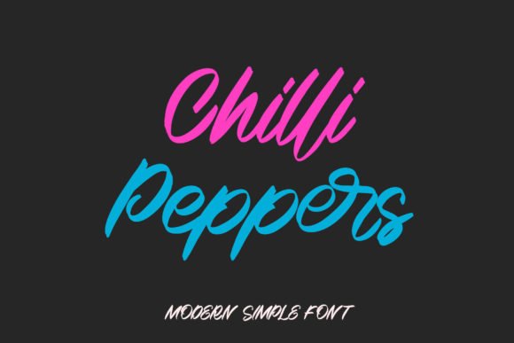 Chilli Peppers Font - Featured Image