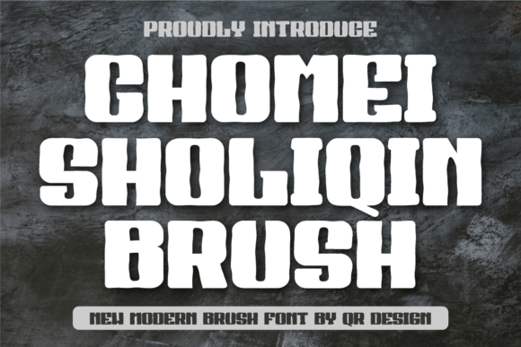 Chomei Sholiqin Brush Font - Featured Image