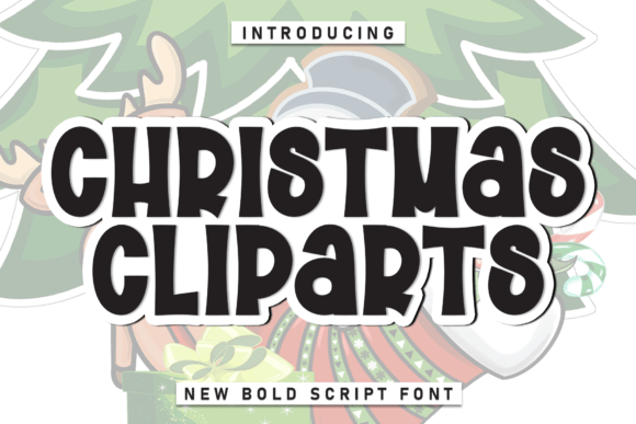 Christmas Cliparts Font - Featured Image