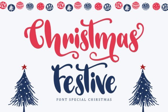 Christmas Festive Font - Featured Image