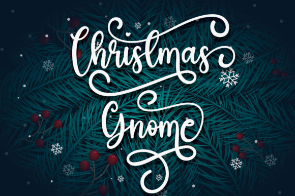Christmas Gnome Font - Featured Image