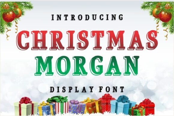 Christmas Morgan Font - Featured Image