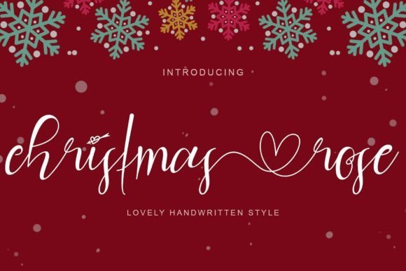 Christmas Rose Font - Featured Image