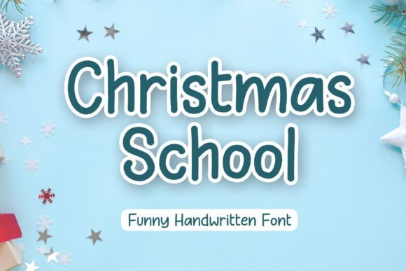 Christmas School Font - Featured Image