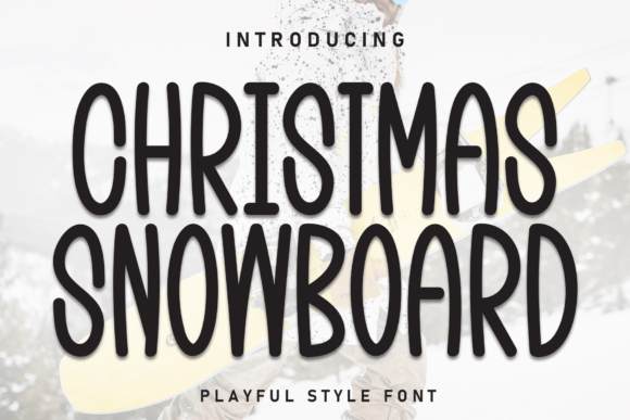 Christmas Snowboard Font - Featured Image