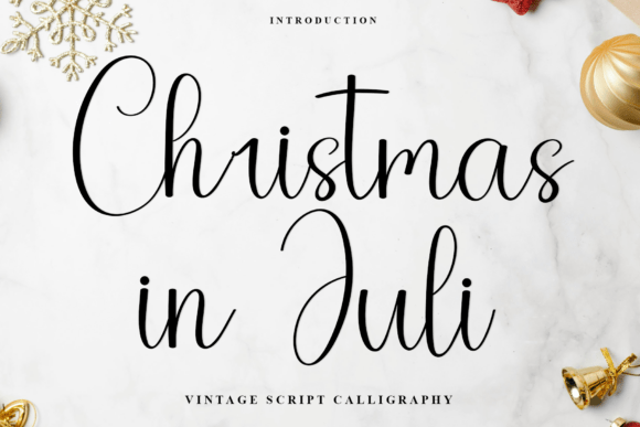 Christmas in Juli Font - Featured Image