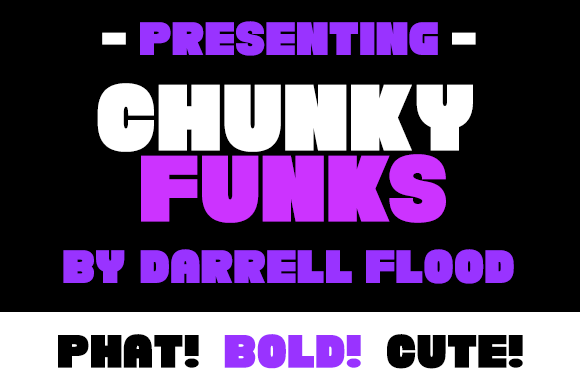 Chunky Funks Font - Featured Image