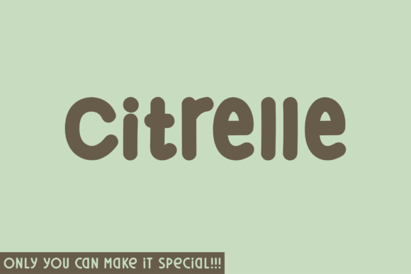 Citrelle Font - Featured Image