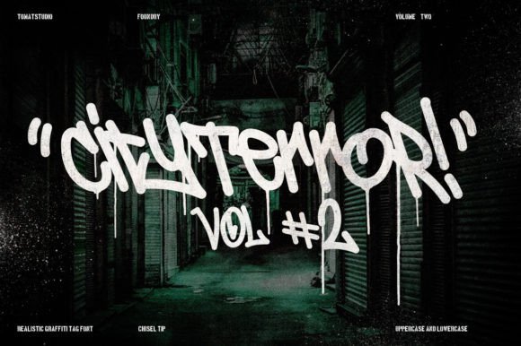 City Terror Vol2 Font - Featured Image