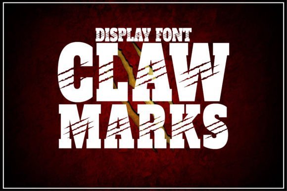 Claw Marks Font - Featured Image