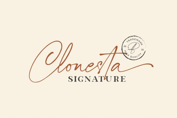 Clonesta Signature Font - Featured Image