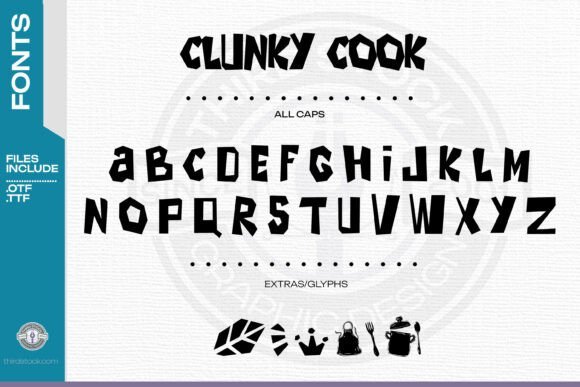 Clunky Cook Font - Featured Image