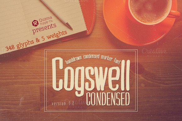 Cogswell Condensed Font - Featured Image