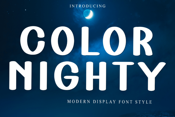Color Nighty Font - Featured Image