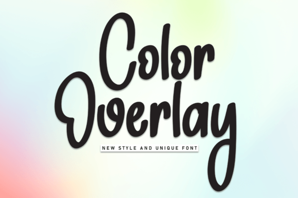 Color Overlay Font - Featured Image