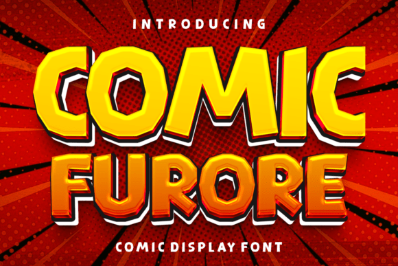 Comic Furore Font - Featured Image