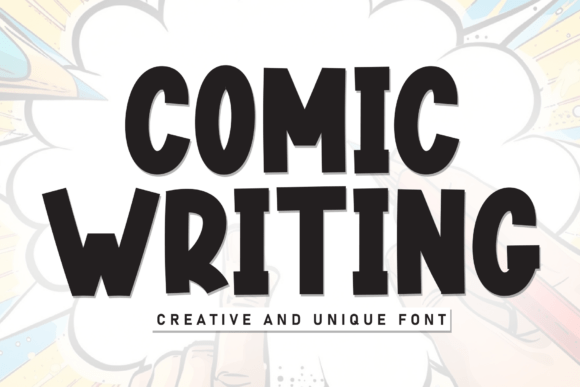 Comic Writing Font - Featured Image