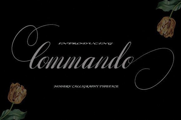 Commando Font - Featured Image