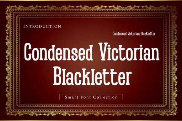 Condensed Victorian Font - Featured Image