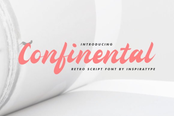 Confinental Font - Featured Image