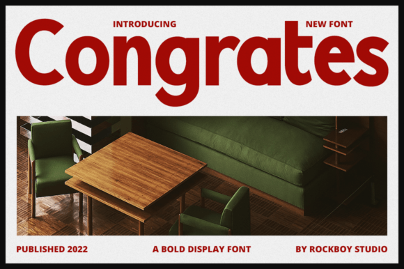 Congrates Font - Featured Image