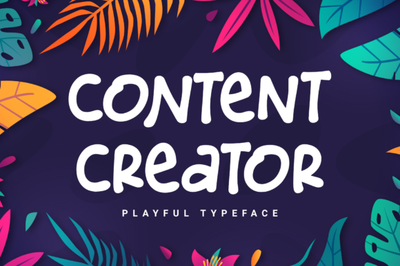 Content Creator Font - Featured Image