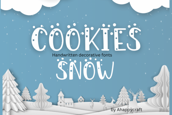 Cookies Snow Font - Featured Image
