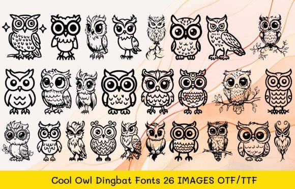Cool Owl Font - Featured Image