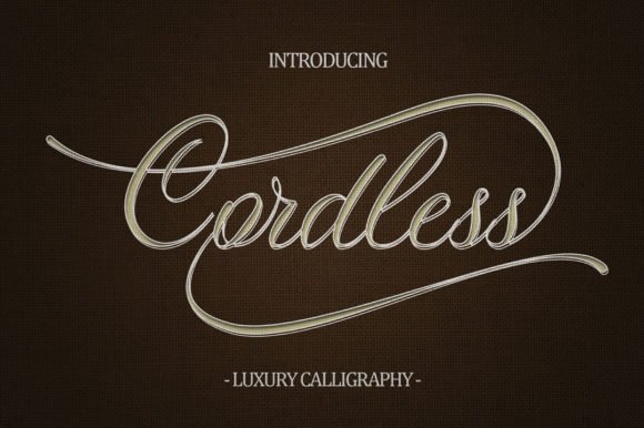 Cordless Font - Featured Image