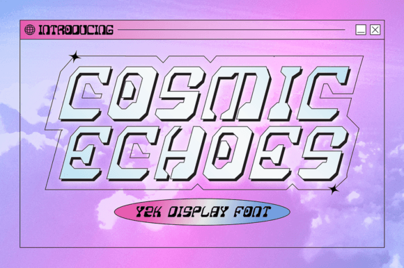Cosmic Echoes Font - Featured Image