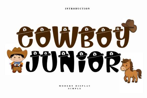 Cowboy Junior Font - Featured Image
