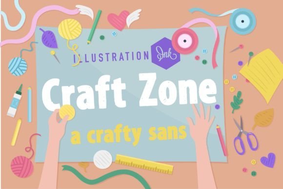 Craft Zone Font - Featured Image