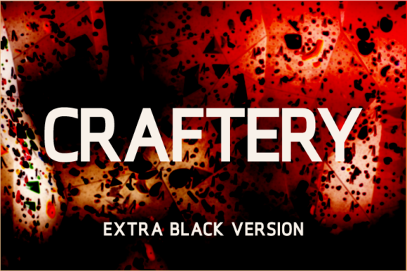 Craftery Extra Black Font - Featured Image