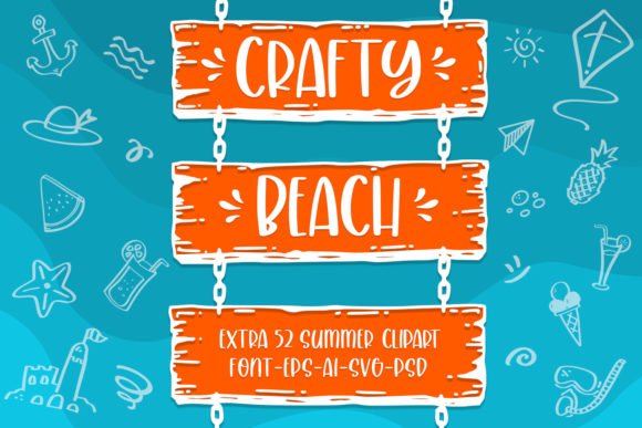 Crafty Beach Font - Featured Image