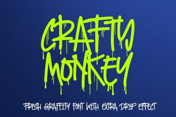 Crafty Monkey Font - Featured Image