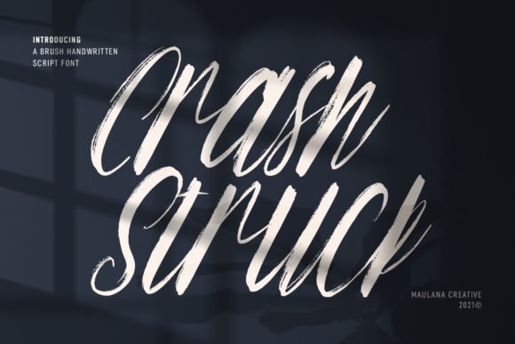 Crash Struck Font - Featured Image