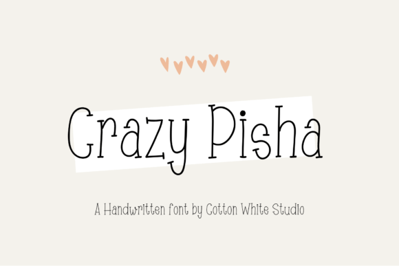 Crazy Pisha Font - Featured Image
