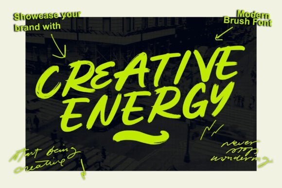 Creative Energy Font - Featured Image