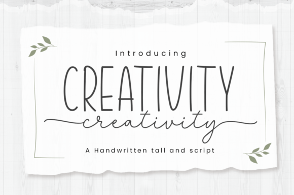 Creativity Font - Featured Image