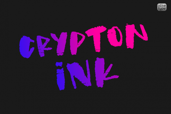 Crypton Ink Font - Featured Image