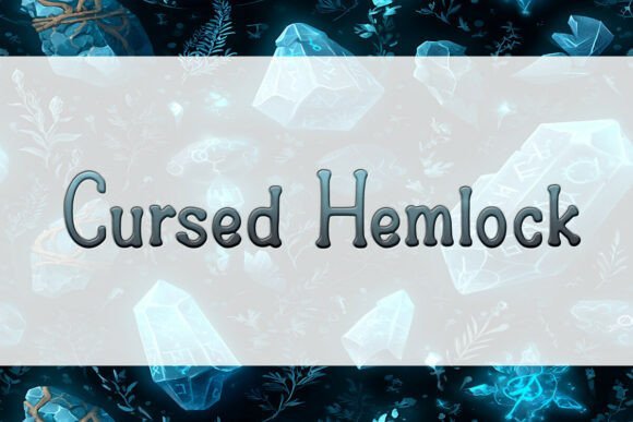 Cursed Hemlock Font - Featured Image