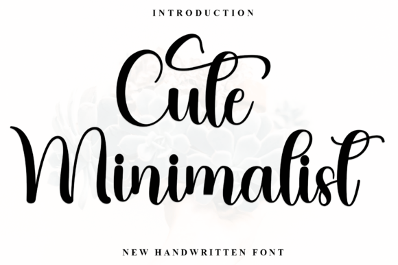 Cute Minimalist Font - Featured Image