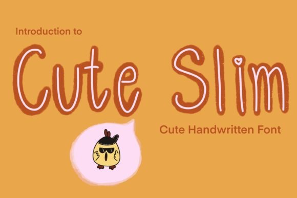 Cute Slim Font - Featured Image