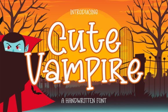 Cute Vampire Font - Featured Image