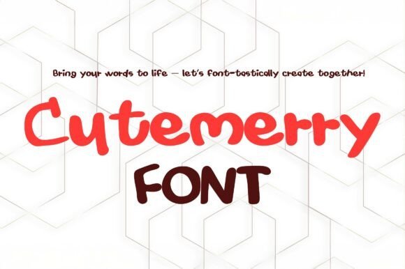 Cutemerry Font - Featured Image