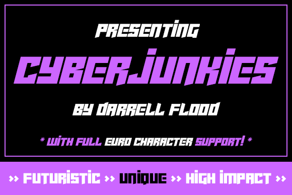 Cyberjunkies Font - Featured Image